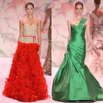 Monique Lhuillier propune rochiile de seară de prinţesă!