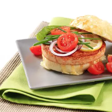 Burger cu somon