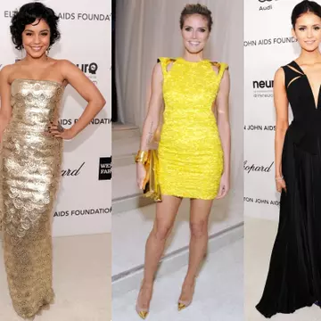 Divele au purtat rochii fabuloase la petrecerea lui Elton John