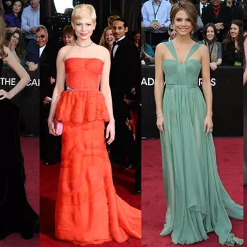 Oscar 2012: cele mai frumoase rochii de pe covorul roşu