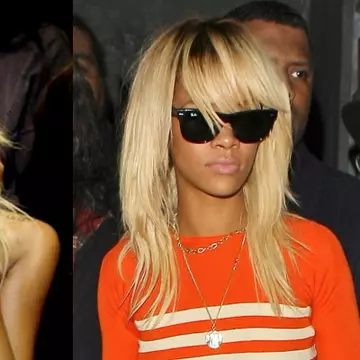 Look excentric: Rihanna s-a vopsit blond platinat!