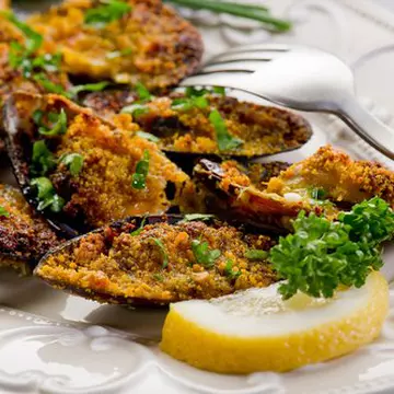 Scoici gratinate