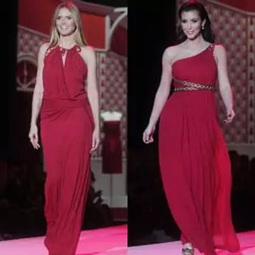 Colectia Galliano Red Dress - Heart Truth Fall 