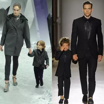 Ţi-ai purta copilul ca accesoriu? Trend nou la vedete şi pe podium