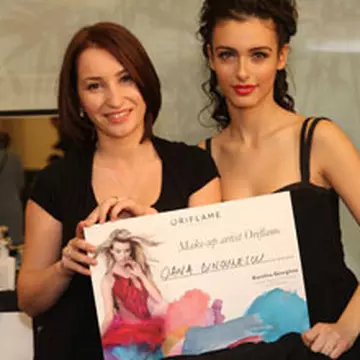 Oana Dinculescu a fost aleasa make-up artist oficial Oriflame Romania