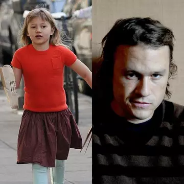 Poze: Fetiţa lui Heath Ledger şi a lui Michelle Williams seamănă leit cu tatăl ei