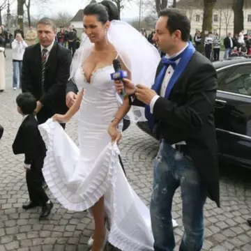 Iată prima poză cu Nicoleta Luciu mireasă