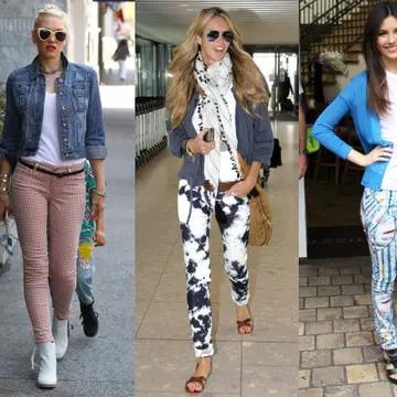 Modă: Uite ce trendy sunt blugii cu model! Învaţă să-i asortezi!