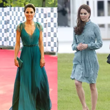 Foto: Lecţie de stil. Kate Middleton, două ţinute superbe în culori asemănătoare