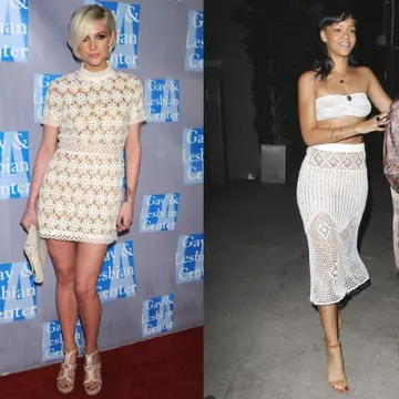 Tendinţe 2012: Rochia croşetată, cea mai sexy alegere! Uite cum arată Rihanna!
