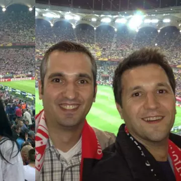 Finala Europa League: Andreea Raicu, suporter de lux pe stadion. Vezi cine a mai fost!