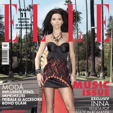 INNA, pe coperta ELLE ROMANIA! 