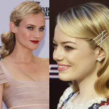 Coafură: Agrafele simple, accesoriile preferate ale vedetelor. Copiază-le stilul!