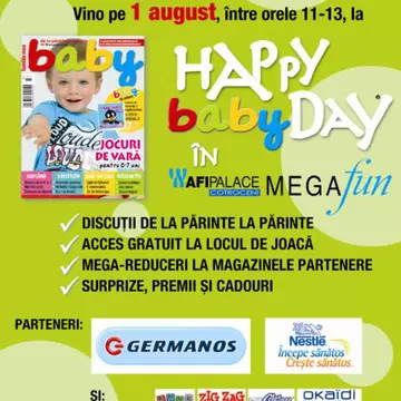 Vino şi tu la HAPPY baby DAY!