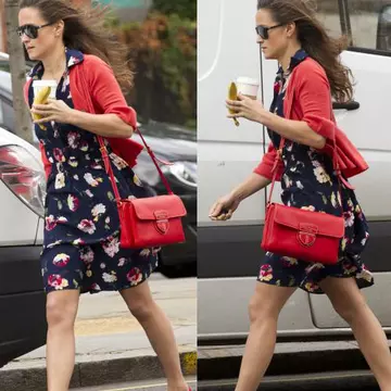 Poze: Ce ţinută asortată are Pippa Middleton! Îţi place?