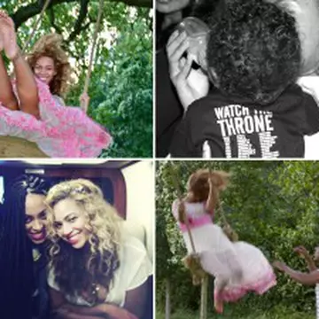 Beyonce împărtăşeşte poze intime cu fanii! 