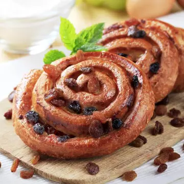 Coroniţă cu stafide și vanilie