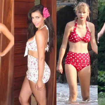 Hot sau Not? Costumele de baie retro, alegerea vedetelor vara asta