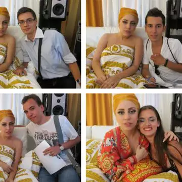 Patru tineri au fost invitaţi în patul lui Lady Gaga