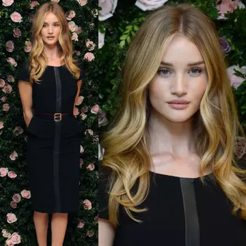 Rosie Huntington Whiteley, superbă într-o little black dress. Vezi pozele!