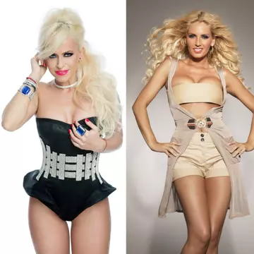 Anda Adam, Corina şi Andreea Bănică, dive în limuzine vintage la Media Music Awards  