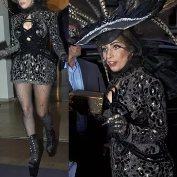 Lady Gaga, o nouă ţinută horror. Vezi ce a purtat de data asta!