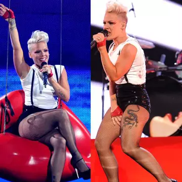 Pink, grăsuţă, dar sălbatică pe scena MTV Video Music Awards