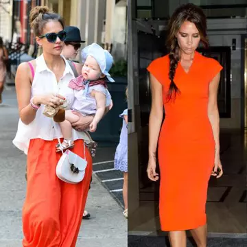 Vezi cum poartă vedetele culoarea anului, tangerine 