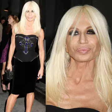 Poze: Cum arată Donatella Versace la 57 de ani, după multe operaţii estetice