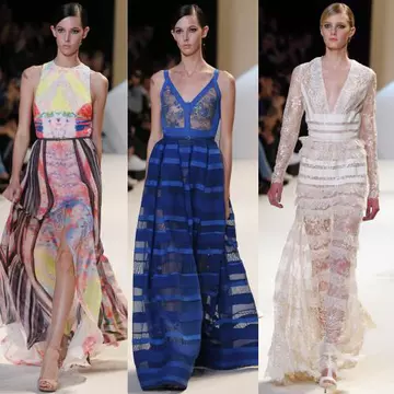 Superbe! Uite ce rochii se vor purta la primăvară - colecţia Elie Saab