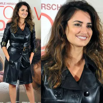 Penelope Cruz, sexy în piele neagră. Vezi cum arată!
