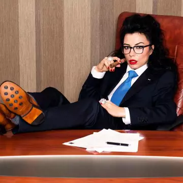 Poze: DJ Wanda, model în haine bărbăteşti