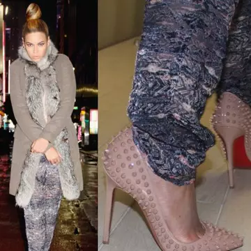 Poze: Beyonce, ţinută chic pe Twitter. Vezi cu ce accesorii se laudă!