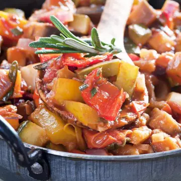 REŢETE: Ratatouille cu piept de pui
