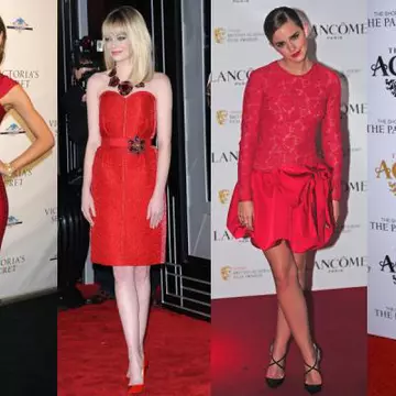 Sf. Valentin: Rochia roşie, ideală pentru o întâlnire romantică