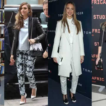 Modă: Învaţă de la Jessica Alba cum să porţi pantaloni primăvara asta