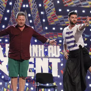 Mihai Petre, demonstraţie de dans la "Românii au talent"