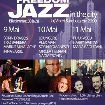 Trei zile la Freedom Jazz in The City: Stelele ale jazz-ului cântă la Mărul de Aur