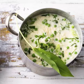 Slăbeşte în Post: Risotto cu leurdă şi mazăre nouă