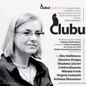 Clubul Cărţile Denisei, întâlniri memorabile cu lumea fascinantă a ficţiunii