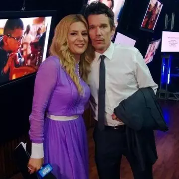 Poze: Amalia Enache şi Ethan Hawke, împreună pe scenă