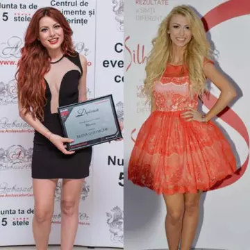 Andreea Bălan şi Elena Gheorghe, superbe pe covorul roşu