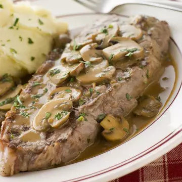 Vită cu piure aromat