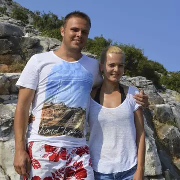 Lavinia Petrea şi Paul Angelescu, vacanţă în Grecia