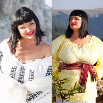 Ozana Barabancea, superbă în costum popular