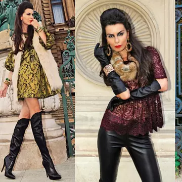 Tendinţe toamnă 2013. Se poartă cizmele peste genunchi şi culoarea burgundy!