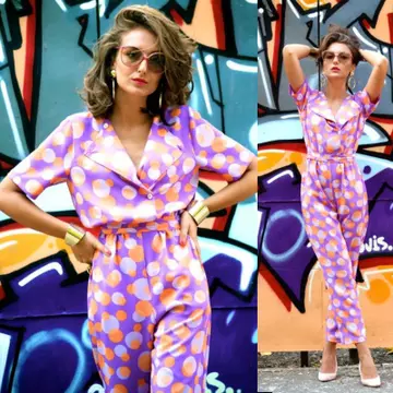 Unica Fashion Week: Bloggeriţa Gabriela Atanasov îţi propune o ţinută retro! Ce salopetă superbă!