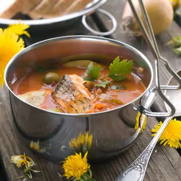Ciorbă de crap cu borş