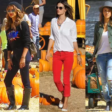 Ţinute de toamnă purtate de vedete la ales de dovleci pentru Halloween