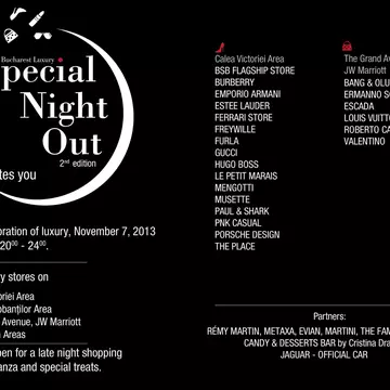 O nouă sesiune extraordinară de shopping nocturn la cea de-a doua ediție a evenimentului „Special Night Out”